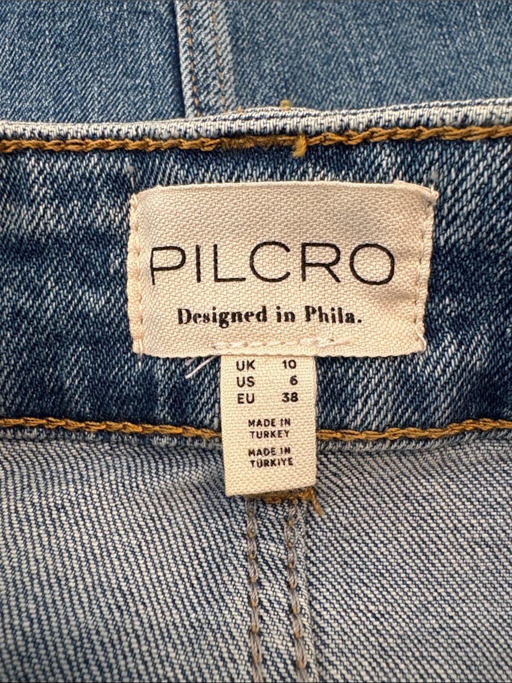 Pilcro Light Blue Button-Front Denim Midi Skirt - Picture 4 of 4